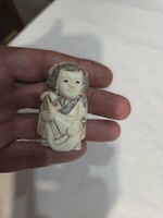 Régi kinai netsuke csont figura