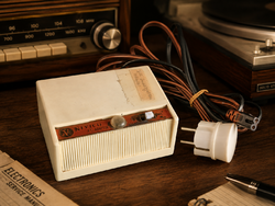 Vintage JVC Nivico A.C. Adapter Japanese Power Supply – 1960s, Untested
