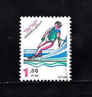 1998 Izrael 1.80m Sport Pecsételt Bélyeg