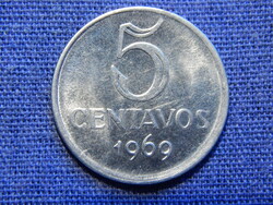 Brazília 5 Centavos 1969