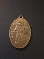 Apollo-11 Moon Landing Commemorative Plaquette, Medal 1969