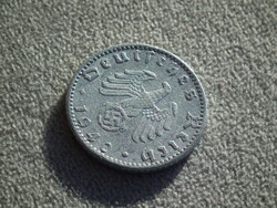 Németország, horogkeresztes birodalmi 50 Pfennig (Reichspfennig), 1940 A