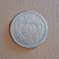 Austria 20 heller, 1894
