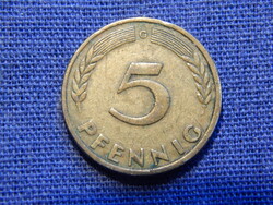 Németország 5 Pfennig 1949 G