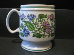 Retro hollóházi porcelán bögre