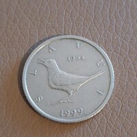 Horvátország 1 kuna, 1999 - 5 éves a nemzeti pénznem - Emlékérme