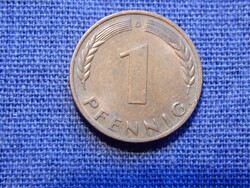 Németország 1 Pfennig 1966 D