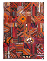 Patchwork kilim - szövött keleti szőnyeg