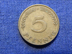 Németország 5 Pfennig 1969 D