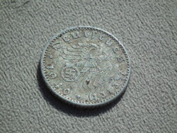 Németország, horogkeresztes birodalmi 50 Pfennig (Reichspfennig), 1940 A