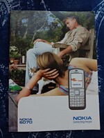 Nokia 6070 típusú klasszikus mobiltelefon eredeti használati útmutató/ könyv/ 2004/.