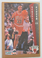 Scottie Pippen Fleer 92-93 NBA Kosárlabdakártya