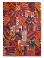 Patchwork kilim - szövött keleti szőnyeg