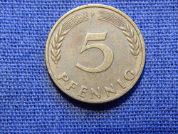 Németország 5 Pfennig 1966 F