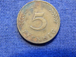 Németország 5 Pfennig 1949 D