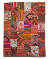 Patchwork kilim - szövött keleti szőnyeg