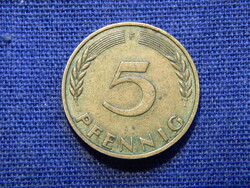 Németország 5 Pfennig 1970 F