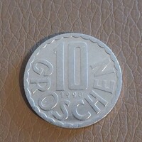Ausztria 10 groschen, 1990