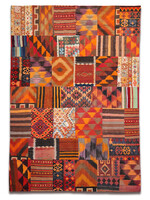 Patchwork kilim - szövött keleti szőnyeg