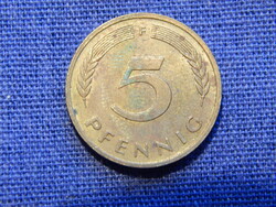 Németország 5 Pfennig 1985 F