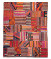 Patchwork kilim - szövött keleti szőnyeg