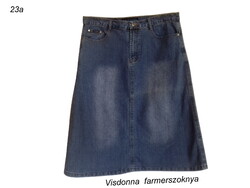 Visdonna koptatott farmerszoknya L-es 23a