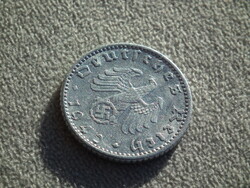Németország, horogkeresztes birodalmi 50 Pfennig (Reichspfennig), 1940 A