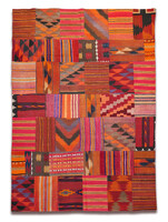 Patchwork kilim - szövött keleti szőnyeg