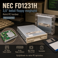 NEC FD1231H 3.5″ 1.44 MB Internal Floppy Drive – 1997, Retro PC, Untested