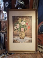 ORIGINAL GIMES LAJOS ENGRAVED COPPERPLATE: STILL LIFE