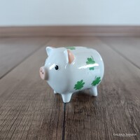Ritka Aquincum porcelán szerencsemalac figura