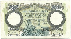 20 franga 1939 Albánia