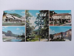 Parádfürdő – Panoráma / többképes retro képeslap – MTI Müller, Bakonyi, Képzőművészeti Alap (ritkább