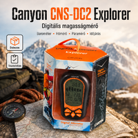 Canyon CNS-DC2 Explorer Digital Altimeter/Barometer – boxed, untested