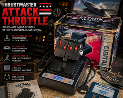 ThrustMaster Attack Throttle 003-0002-ATK Retro PC Flight Simulator Throttle, boxed