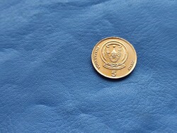 RUANDA /RWANDA 5 FRANK / AMAFARANGA ATANU 2009 FLOWER! UNC!