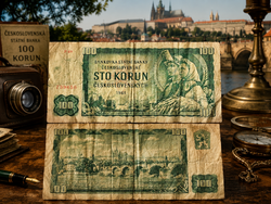Czechoslovakia 100 Koruna 1961 – P69 Series – Pick P91 Vintage Banknote