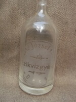 Fél literes Bátai József és Fia szikvízgyára Decs szódásüveg.