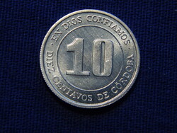 Nicaragua 10 Centavos 1974 FAO - "PRODUZCAMOS MAS ALIMENTOS"
