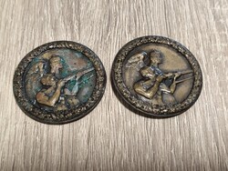 Horthy Miklós korabeli Levente kitüntetès párban Sződy Szilárd