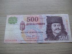 500 Forint 2007   A képen látható állapotban ( Forgalomból Kivont Bankjegy )