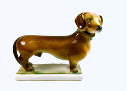 ZSOLNAY PORCELÁN TACSKÓ FIGURA !