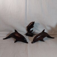 Delfines asztali dekoráció / szobor csomag – 3 db