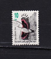 1992 Izrael 10 Madarak Pecsételt Bélyeg