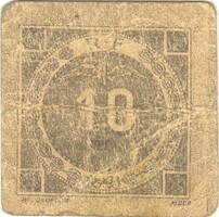 10 centim centimes 1916 Gyarmati pénz Bougié és Sétif Algéria Franciaország