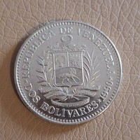 Venezuela 2 Bolivar, 1990