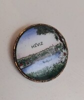 ARANYOZOTT TŰZZOMÁNC KERETES BROSS KITŰZŐ/HÉVÍZ/