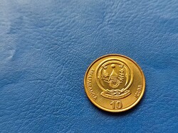 RUANDA /RWANDA 10 FRANK / AMAFARANGA ICUMI 2009 BANANA! UNC!