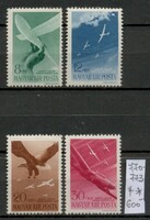 M131 - 1943 Repülő Alap IV. teljes sor -  Postatiszta