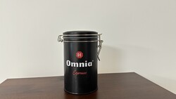 Omnia fém kávés doboz